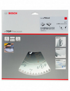 Comprar Disco de sierra circular Top Precision Best for Wood para sierras de mesa. Ref: 2608642112 2