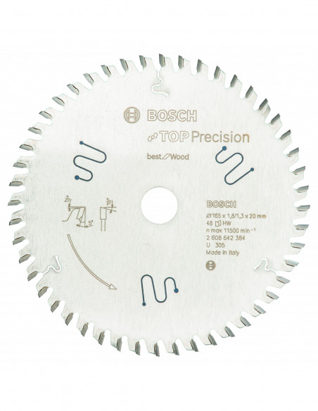 Comprar Disco de sierra circular Top Precision Best for Wood para sierras portátiles. Ref: 2608642384
