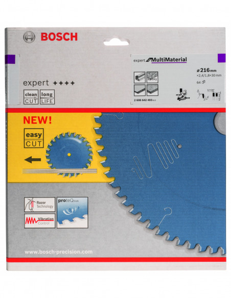 Disco de sierra circular Expert for MultiMaterial para sierras ingletadoras