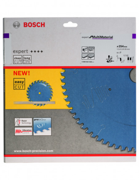 Disco de sierra circular Expert for MultiMaterial para sierras ingletadoras