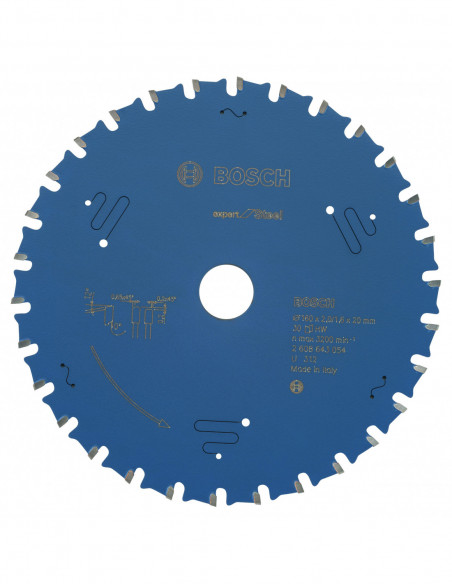 Comprar Disco de sierra circular Expert for Steel para sierras portátiles. Ref: 2608643054