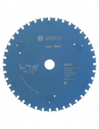 Comprar Disco de sierra circular Expert for Steel para sierras portátiles. Ref: 2608643056