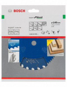 Comprar Disco de sierra circular Expert for Wood para sierras portátiles. Ref: 2608644008 2