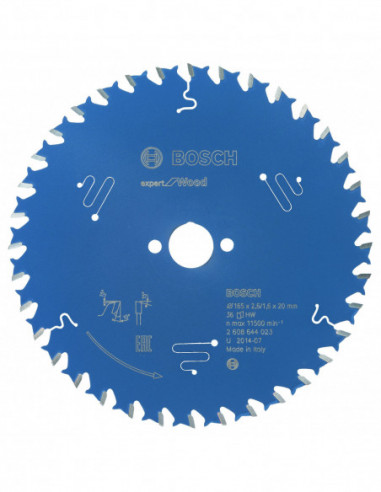 Comprar Disco de sierra circular Expert for Wood para sierras portátiles. Ref: 2608644023