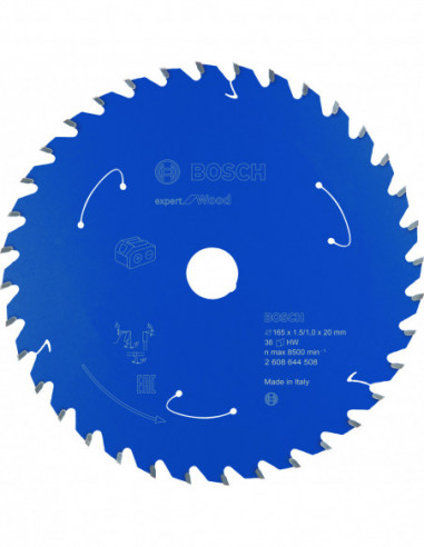 Comprar Disco de sierra circular Expert for Wood para sierras portátiles a batería. Ref: 2608644508