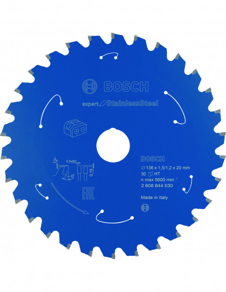 Comprar Disco de sierra circular Expert for Stainless Steel para sierras portátiles a batería. Ref: 2608644530 Comprar Disco de sierra circular Expert for Stainless Steel para sierras portátiles a batería. Ref: 2608644530