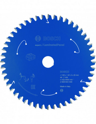 Comprar Disco de sierra circular Expert for Laminated Panel para sierras portátiles a batería. Ref: 2608644549