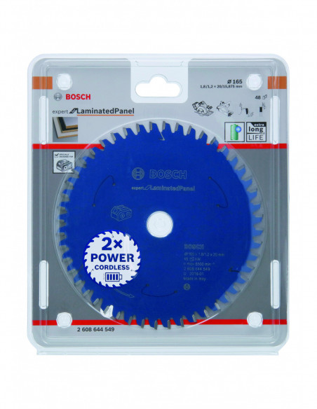 Disco de sierra circular Expert for Laminated Panel para sierras portátiles a batería