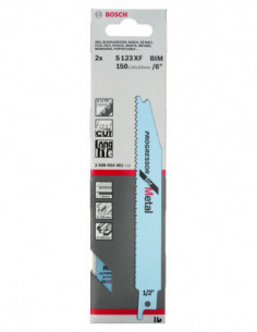 Comprar Hoja de sierra sable S 123 XF Progressor for Metal. Ref: 2608654401 2
