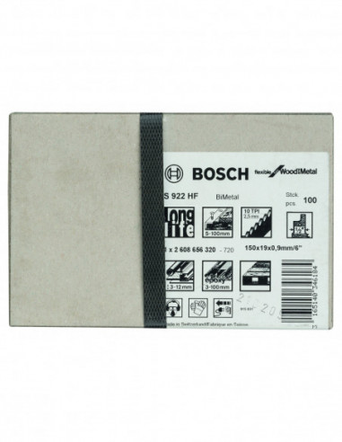 Hoja de sierra sable S 922 HF Flexible for Wood...