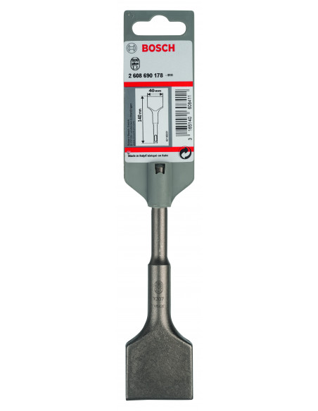 Cincel pala con vástago de inserción SDS plus para hormigón y ladrillo