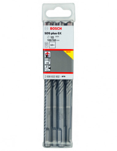 Broca para martillo SDS plus-5X para hormigón...