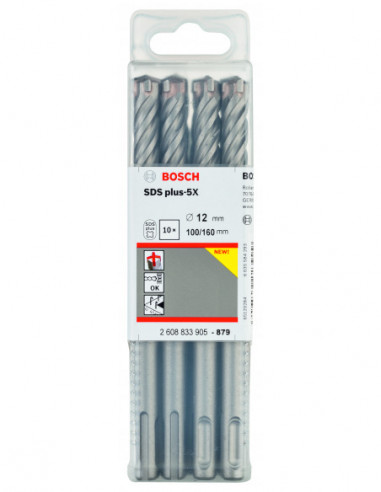 Broca para martillo SDS plus-5X para hormigón...