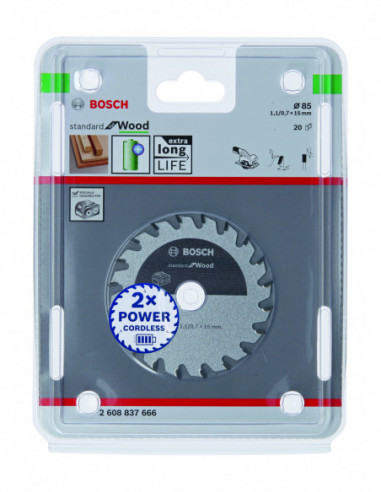 Disco de sierra circular Standard for Wood para...