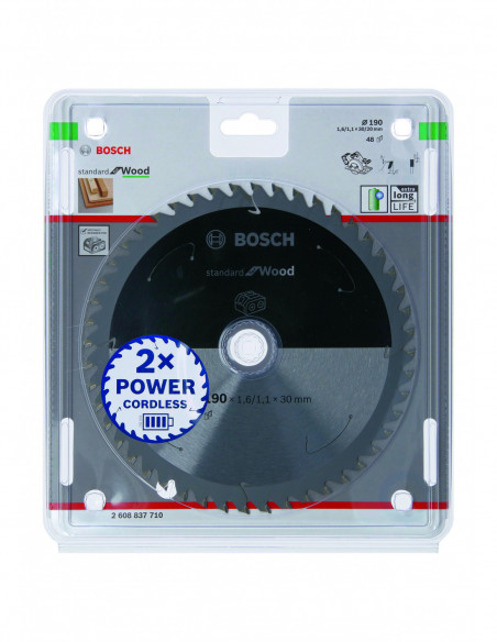 Disco de sierra circular Standard for Wood para sierras portátiles a batería