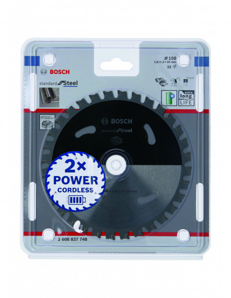 Disco de sierra circular Standard for Steel para sierras portátiles a batería