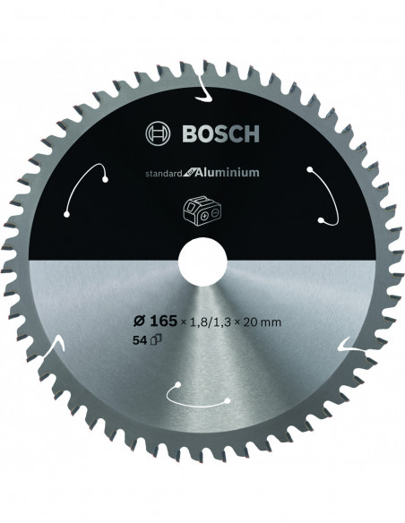 Comprar Disco de sierra circular Standard for Aluminium Cordless para sierras portátiles. Ref: 2608837763