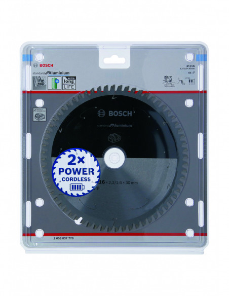 Disco de sierra circular Standard for Aluminium Cordless para sierras ingletadoras