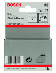 Comprar Grapas de alambre plano, tipo 52. Ref: 2609200208 2