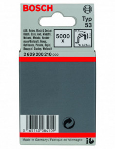 Comprar Grapas de alambre fino, tipo 53. Ref: 2609200210 2