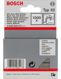 Comprar Grapas de alambre fino, tipo 53. Ref: 2609200217 2