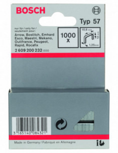 Comprar Grapas de alambre fino, tipo 57. Ref: 2609200232 2