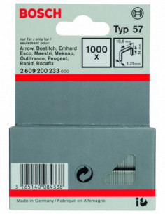 Comprar Grapas de alambre fino, tipo 57. Ref: 2609200233 2