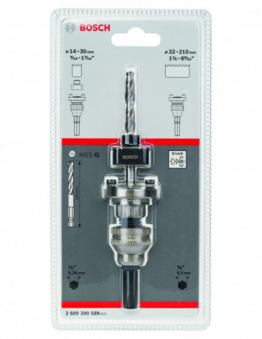 Adaptador de vástago hexagonal para sierras de...