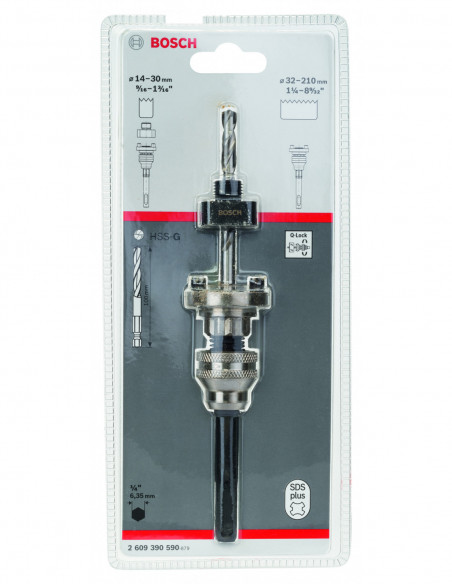 Adaptador de Encaixe SDS plus con Q-LOCK para sierras de corona roscadas