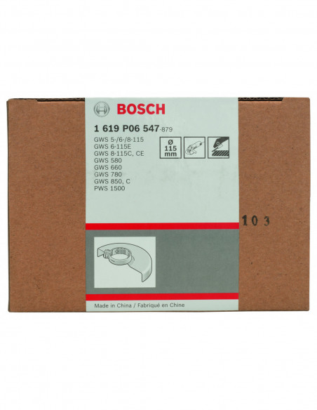 Caperuza protectoras sin tapa para desbastado con fijación tipo tornillo (Ø 115)