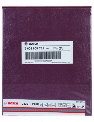 Hoja de lija J475 Best for Metal para lijado...