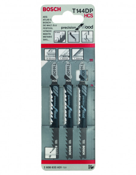 Hoja de sierra de calar T 144 DP Precision for Wood