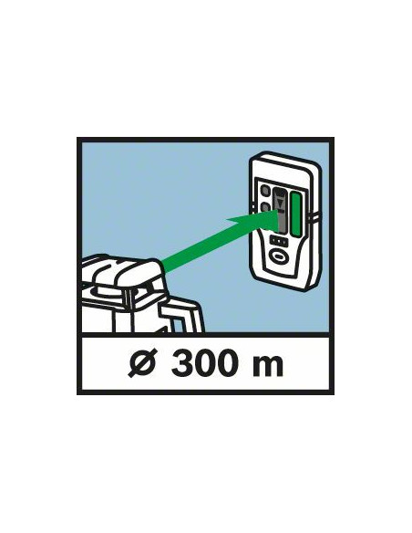 Láser giratorio BOSCH GRL 300 HVG (Incluye accesorios)