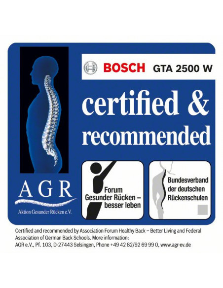 Mesa de trabajo BOSCH GTA 2500 W