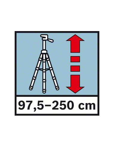 Trípode de construcción BOSCH BT 250