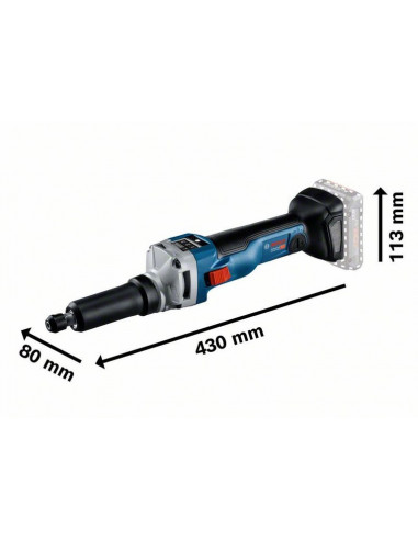 Amoladora recta a batería BOSCH GGS 18V-10 SLC