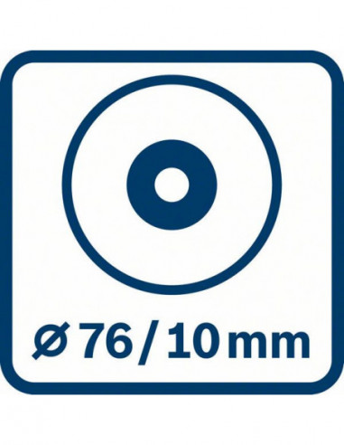 Miniamoladora a batería BOSCH GWS 12V-76 (Sin...