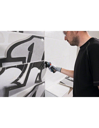 Miniamoladora a batería BOSCH GWS 12V-76 (Sin...