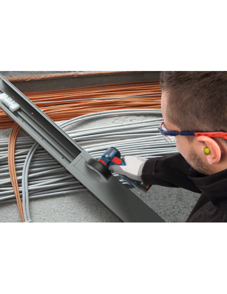 Miniamoladora a batería BOSCH GWS 12V-76 (Sin batería ni cargador)