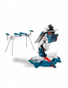 Ingletadora con mesa superior BOSCH GTM 12 JL y Mesa de trabajo BOSCH GTA 2600