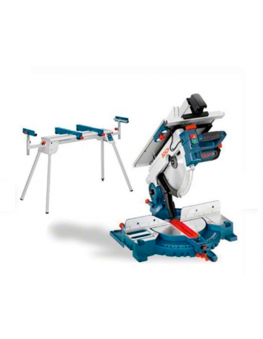 Ingletadora con mesa superior BOSCH GTM 12 JL y Mesa de trabajo BOSCH GTA 2600