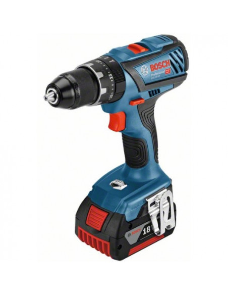 Taladro con percusión a batería BOSCH GSB 18V-28 (Incluye baterías y cargador)