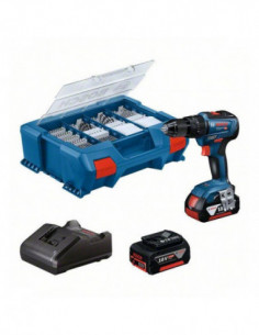 Taladro con percusión a batería BOSCH GSB 18V-55