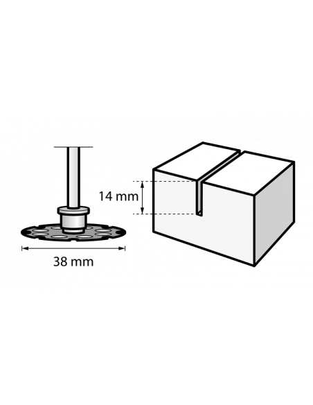 Disco de corte para madera DREMEL® EZ SpeedClic
