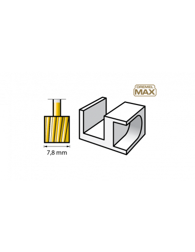 Brocas de tallado DREMEL® Max 115DM (Ø 7,8 mm)