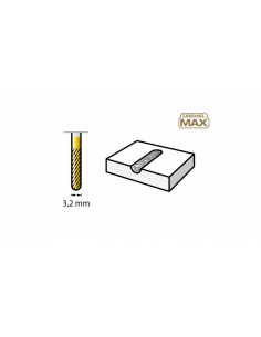 Broca de tallado de carburo de tungsteno DREMEL® Max 9903DM (Ø 3,2 mm) 2