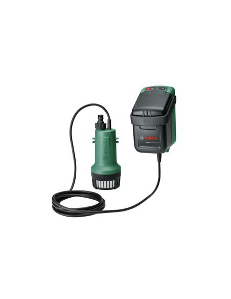 Bombas para el agua de lluvia BOSCH GardenPump 18V-2000 (Incluye batería y accesorios)