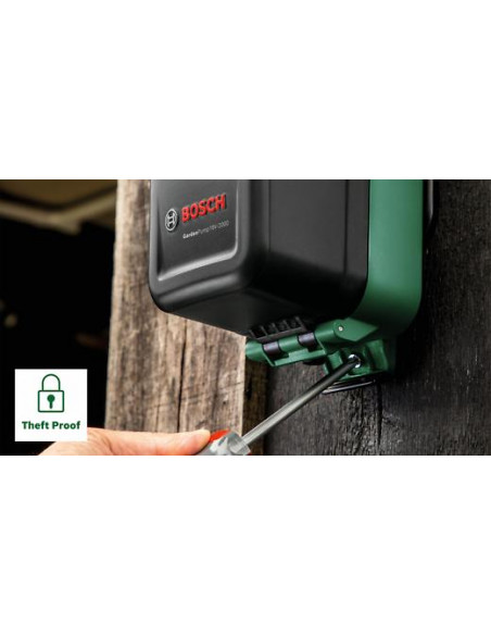 Bombas para el agua de lluvia BOSCH GardenPump 18V-2000 (Incluye batería y accesorios)