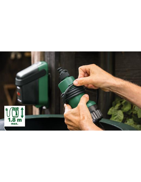 Bombas para el agua de lluvia BOSCH GardenPump 18V-2000 (Incluye batería y accesorios)