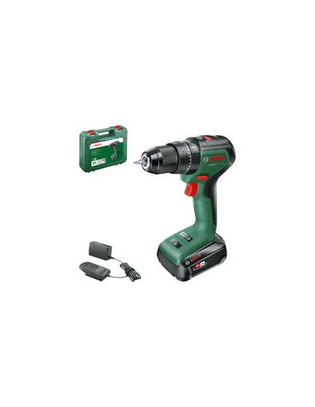 Taladro a batería BOSCH UniversalImpact 18V-60 (Incluye 1 batería, cargador y accesorios)